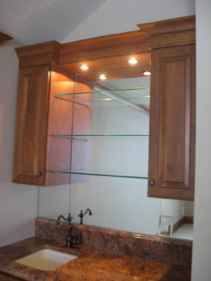 Bar Mirrors and Shelves Gallery
